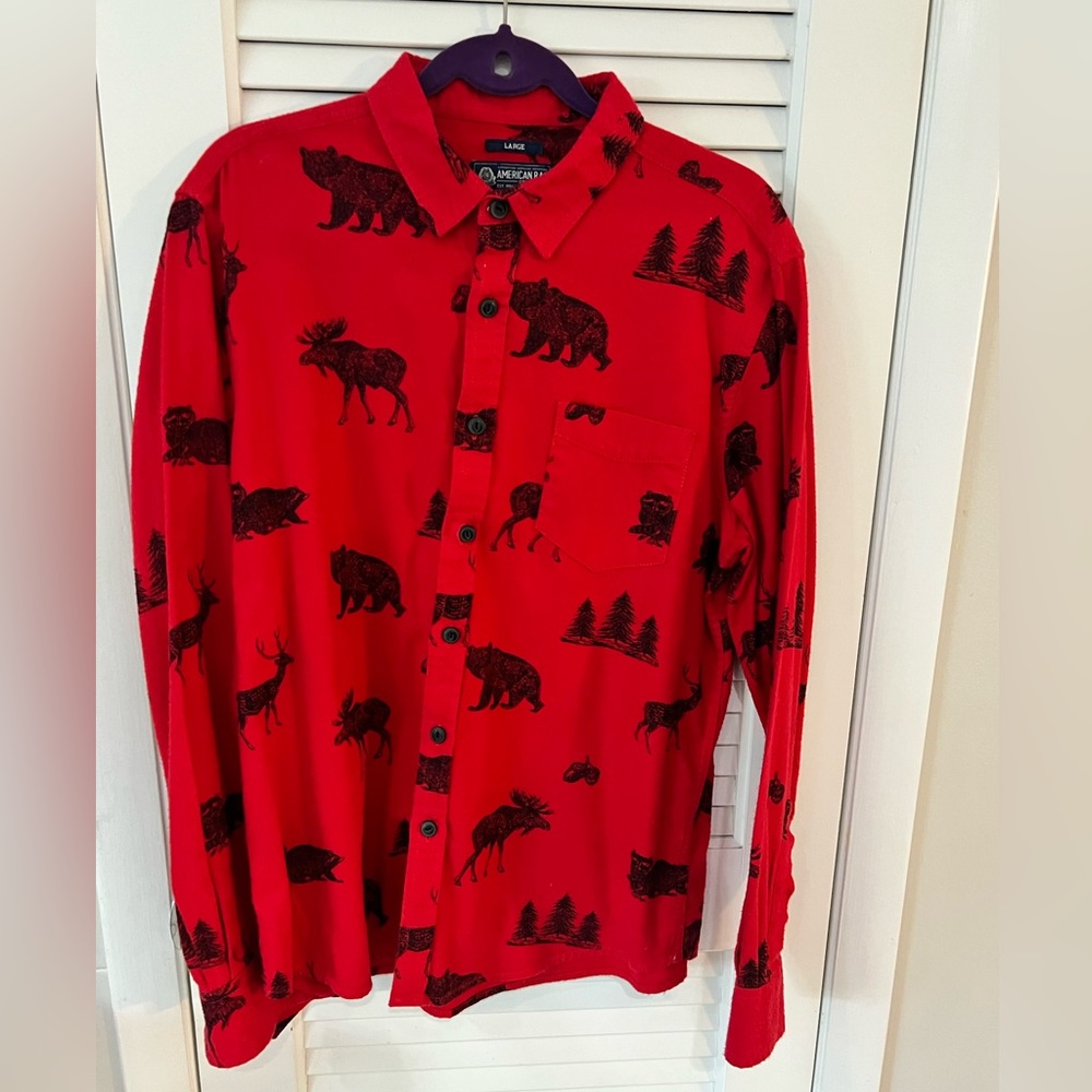 American Rag Mens long sleeve button down